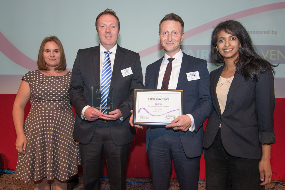 2016 Community Award winner - Shrewsbury High School, Shropshire